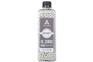 Страйкбольні кулі Arcturus RS SPORT Match Grade 0.28g BBs 3000 pcs bottle White 34205 фото