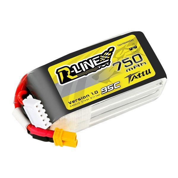 Tattu R-Line 750mAh 4S 14.8V 95C Lipo акумулятор з XT30 TAA7504S95X3_gs фото