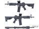 Автомат King Arms M4-S1 CAA AEG металлический &mdash; чёрный / CQB 41900_evk фото 3