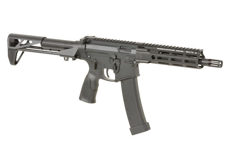 Газова репліка гвинтівки Daniel Defense PCC PDW MWS GBB - Чорна (Black) [EMG] G105A-04 BK_tw фото