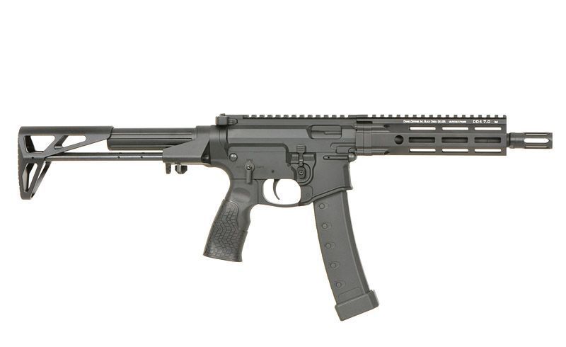Газова репліка гвинтівки Daniel Defense PCC PDW MWS GBB - Чорна (Black) [EMG] G105A-04 BK_tw фото