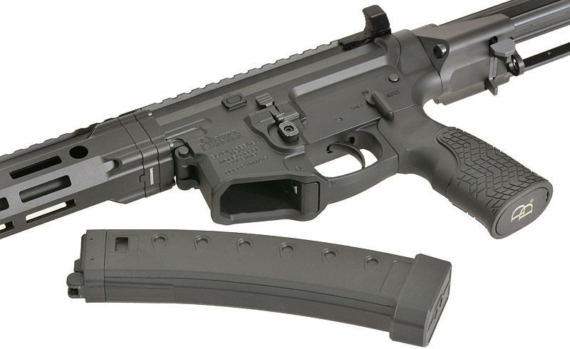 Газова репліка гвинтівки Daniel Defense PCC PDW MWS GBB - Чорна (Black) [EMG] G105A-04 BK_tw фото