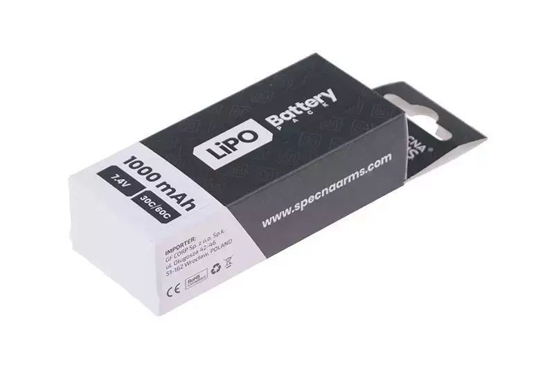 Акумулятор LiPo 7,4V 1000mAh 30/60C (PEQ) SPE-06-022019_gf фото