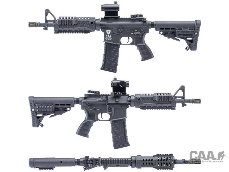 Автомат King Arms M4-S1 CAA AEG металлический &mdash; чёрный / CQB 41900_evk фото