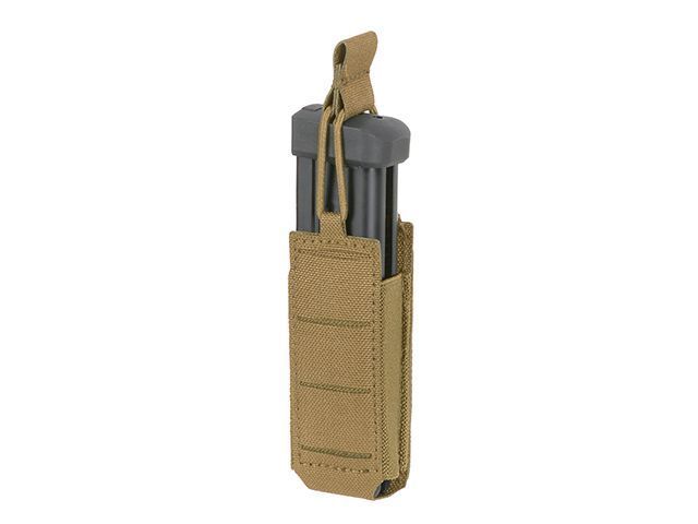 Одинарный эластичный подсумок Laser-Cut для пистолетного магазина &ndash; койот [8Fields] M51613277-TAN_tw фото