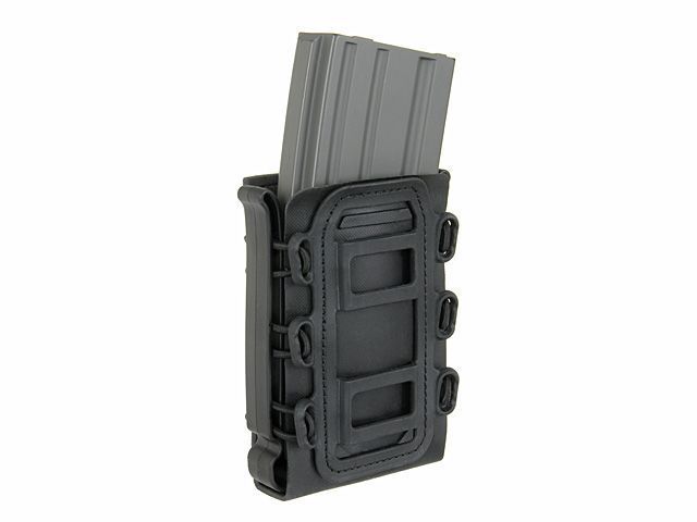 Подсумок Soft Shell для винтовочного магазина 5,56 с креплением MOLLE &ndash; черный [TMC] TMC2777-BK_tw фото