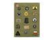 Коврик для хранения нашивок и патчей - Olive [8FIELDS] M51613005-OD фото 1