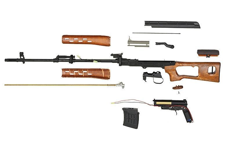 Снайперская Винтовка Драгунова СИД CM.057 SVD REAL WOOD [CYMA] (для страйкбола) FB3236 фото