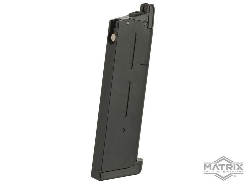Магазин 6mmProShop на 25 куль для газових пістолетів 1911, сумісних із Tokyo Marui &mdash; чорний 66145_evk фото