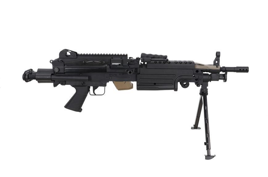 Репліка кулемета FN Herstal M249 PARA CORE &mdash; чорна (без маркувань, Outlet) OUT-72-033677_gf фото