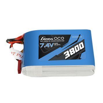 Gens ace 3800mAh 7.4V 2S1P TX Lipo акумулятор Pack with JST-SYP Plug GEA2S3800TXJS_gs фото