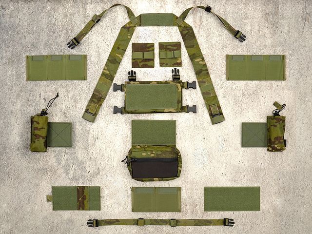 Нагрудник (Chest Rig) Micro MK3 - Wolf Grey [EM] EM2961WG_tw фото