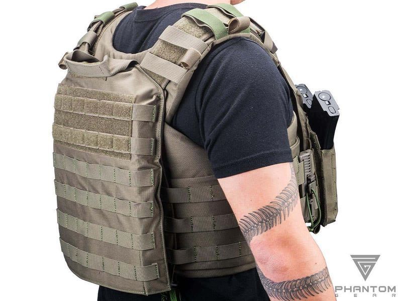Плейт-керієр Phantom Gear Red &laquo;Zaslon&raquo; з системою QD-фастексів &mdash; Ranger Green 124471_evk фото