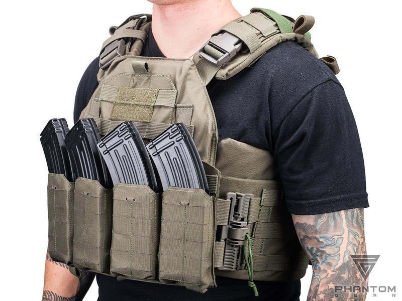 Плейт-керієр Phantom Gear Red &laquo;Zaslon&raquo; з системою QD-фастексів &mdash; Ranger Green 124471_evk фото