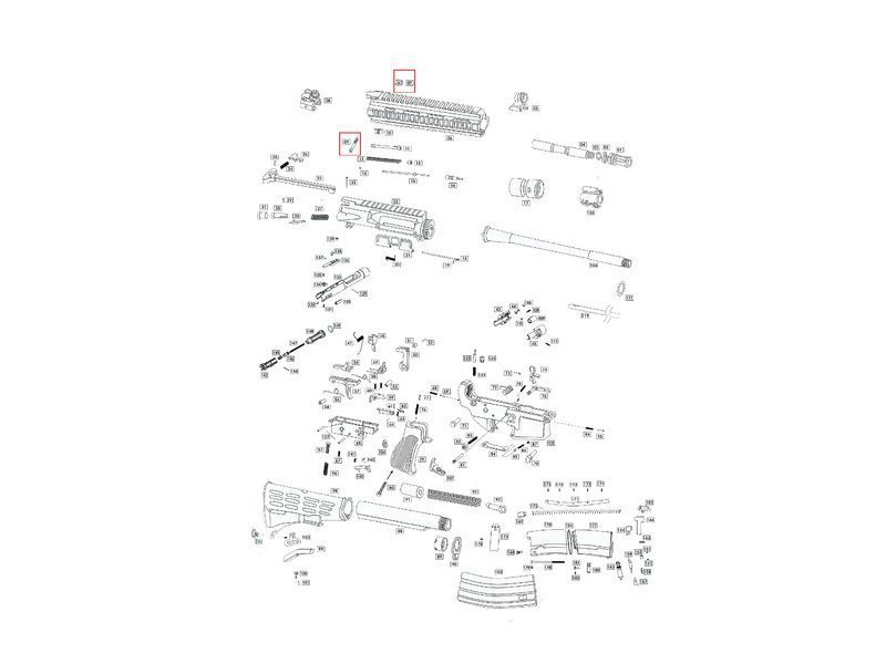 Набор винтов крепления струйки для WE-4168 GBBR [WE] GR-0111P-007-009_tw фото