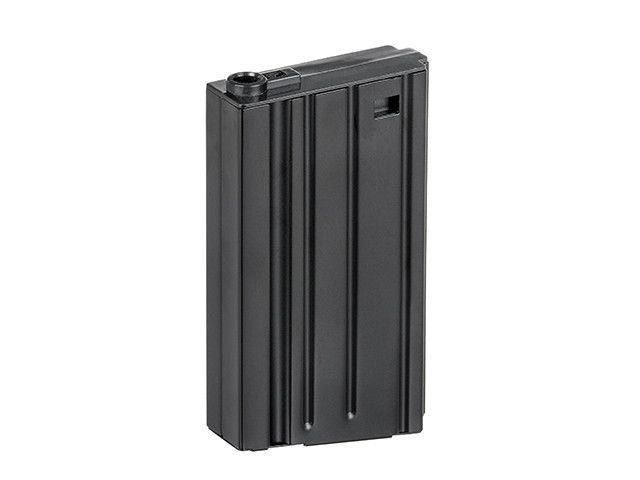 Сталевий магазин на 130 куль для SR25/AR10 - Black [CYMA] (для страйкболу) FBP4020 фото