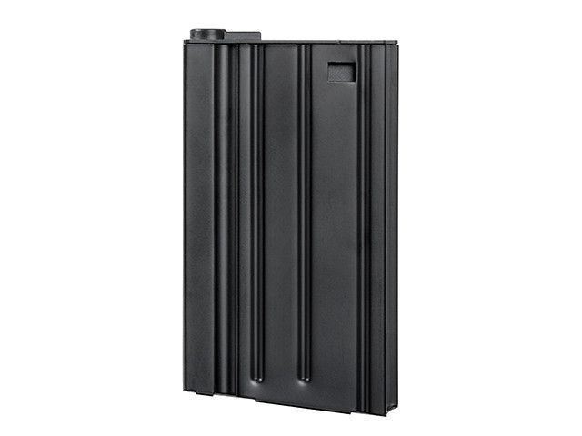 Сталевий магазин на 130 куль для SR25/AR10 - Black [CYMA] (для страйкболу) FBP4020 фото