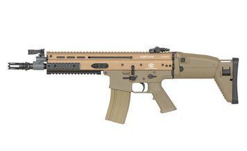 Автомат FN Herstal SCAR-L Platinum AEG с EShooter MOSFET &mdash; песочный &mdash; Cybergun / Cyma 60925_evk фото