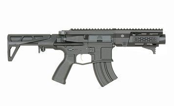 Страйкбольна гвинтівка M923A DEK762 7.62 / 300 BLK ETU - Чорна [Double Eagle] M923A-BK_tw фото