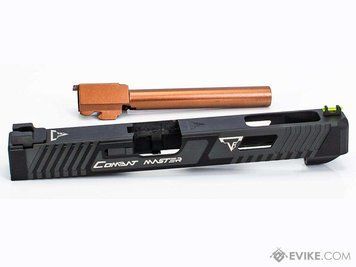 Затвор EMG TTI CNC JW2 Combat Master для страйкбольних GBB Glock &mdash; чорний (Elite Force / VFC Gen.3) 96646_evk фото