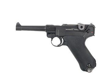Страйкбольный пистолет P08 M FULL METAL WE-P001 - Black [WE] (для страйкбола) GGB-0336TM фото
