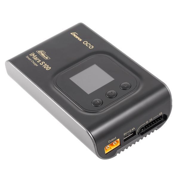 GensAce iMars S100 г-Tech AC Balance RC акумулятор зарядний пристрій-чорний GEAS100-EB_gs фото