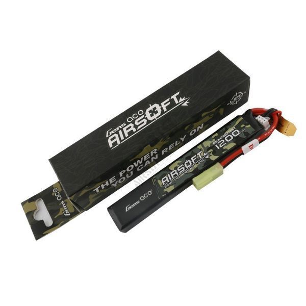 Акумулятор LiPo 7,4V 1200mAh 25C, Mini Tamiya [GENS ACE] (для страйкболу) GEA12002S25T_BR фото