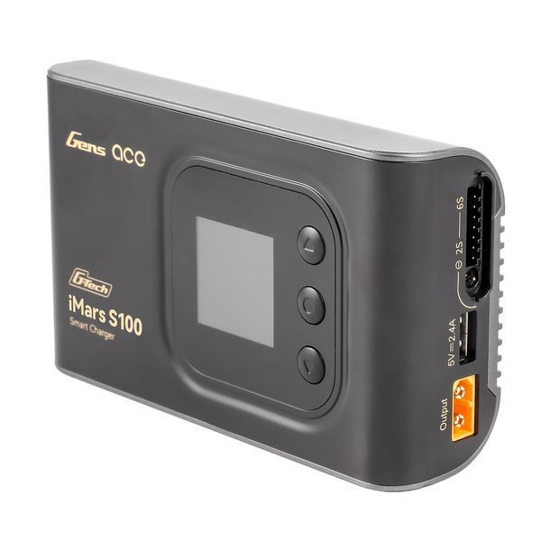 GensAce iMars S100 г-Tech AC Balance RC акумулятор зарядний пристрій-чорний GEAS100-EB_gs фото