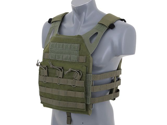 Облегченная плитоноска Jump Plate Carrier - Оливковая [EM] EM7344G_tw фото