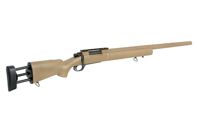 Снайперська гвинтівка CYMA M24 CM.702A-U Upgraded (500 FPS) Tan FB4075_tw фото