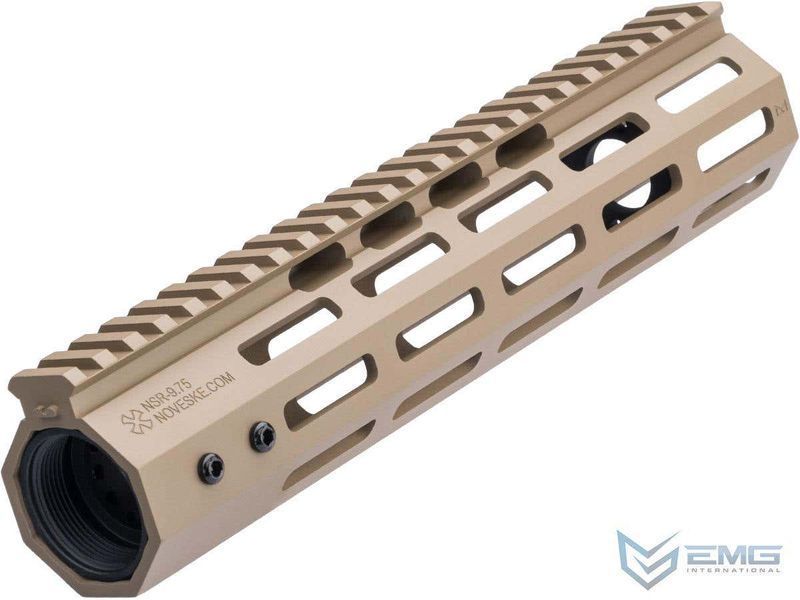 Цевьё EMG Noveske NSR Gen 4 RIS M-LOK для M4 AEG 9.75" &mdash; Dark Earth &mdash; EMG 20096_evk фото