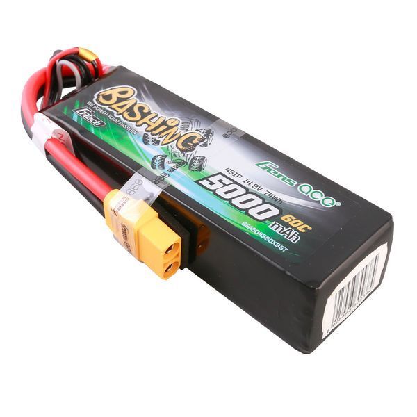 Gens ace G-Tech 5000mAh 14.8V 4S 60C Lipo аккумулятор Пакет с серией Plug-Bashing XT90 GEA504S60X9GT_gs фото