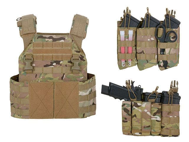 Buckle Up Assault Plate Carrier Cummerbund - Black [8FIELDS] (для страйкбола) M51611051-1-BK фото