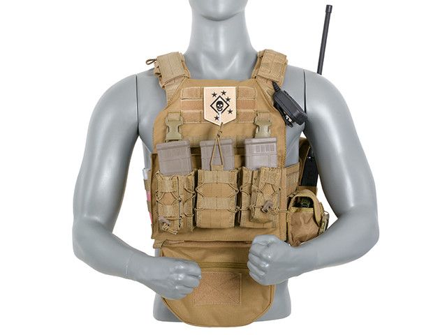 Buckle Up Assault Plate Carrier Cummerbund - Black [8FIELDS] (для страйкбола) M51611051-1-BK фото