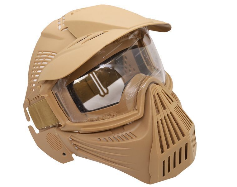 Маска Guardian sklo v.2 Guerilla Tactical GT-MAS-58-TAN_BR фото