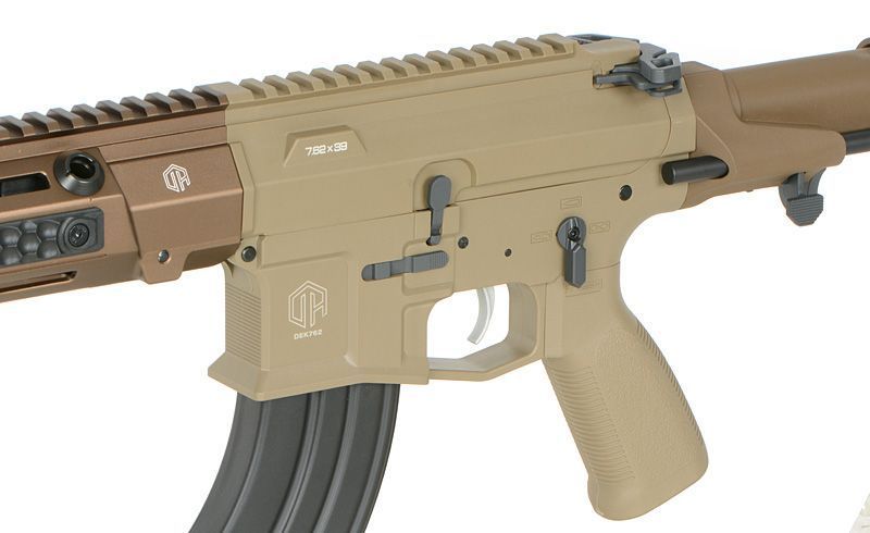 Страйкбольна гвинтівка M923A DEK762 7.62 / 300 BLK ETU - Пісочна / Tan [Double Eagle] M923A-TN_tw фото