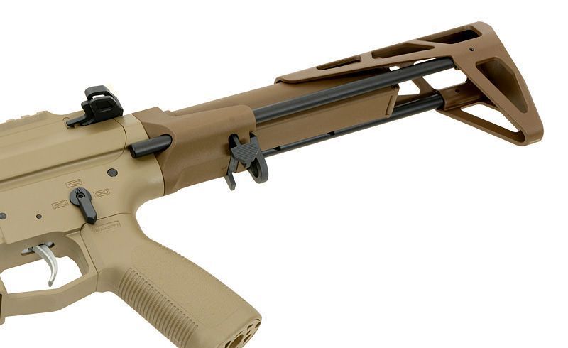 Страйкбольна гвинтівка M923A DEK762 7.62 / 300 BLK ETU - Пісочна / Tan [Double Eagle] M923A-TN_tw фото