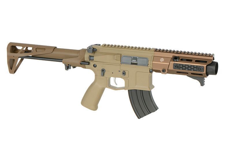 Страйкбольна гвинтівка M923A DEK762 7.62 / 300 BLK ETU - Пісочна / Tan [Double Eagle] M923A-TN_tw фото