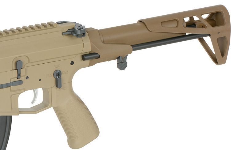 Страйкбольна гвинтівка M923A DEK762 7.62 / 300 BLK ETU - Пісочна / Tan [Double Eagle] M923A-TN_tw фото