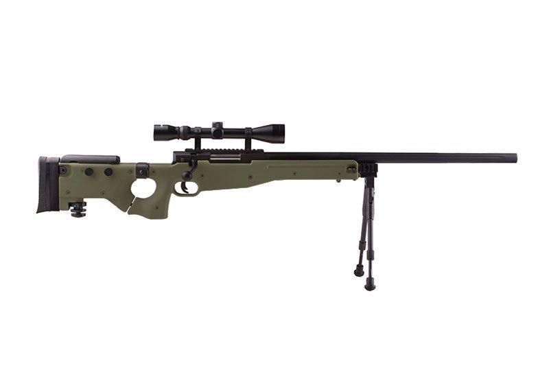Страйкбольная снайперская винтовка MB08D - с оптикой и сошками - olive [WELL] (для страйкбола) WEL-03-017864 фото