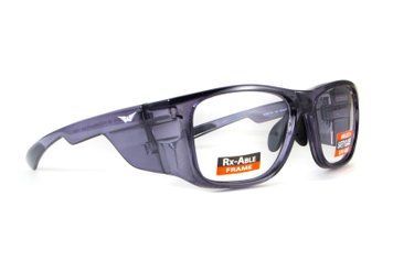 Очки под диоптрии Global Vision RX-T Gloss Black (clear) RX-able, прозрачные в черной полупрозрачной оправе 1RX-T-20 фото