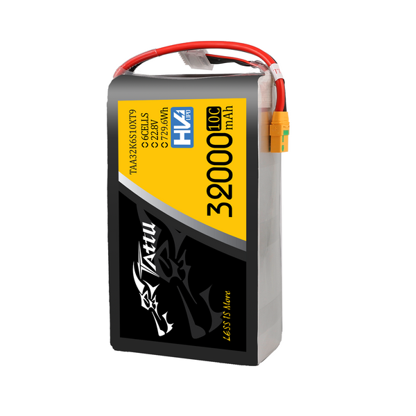 Tattu 32000mAh 22.8V 10C 6S1P HV High Voltage Lipo акумулятор Упаковка з XT90-S TAA32K6S10XT9_gs фото