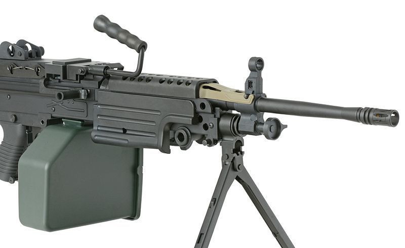 Страйкбольна репліка легкого кулемета M249 MKII Sports Line [A&K] 249-MK2P_tw фото