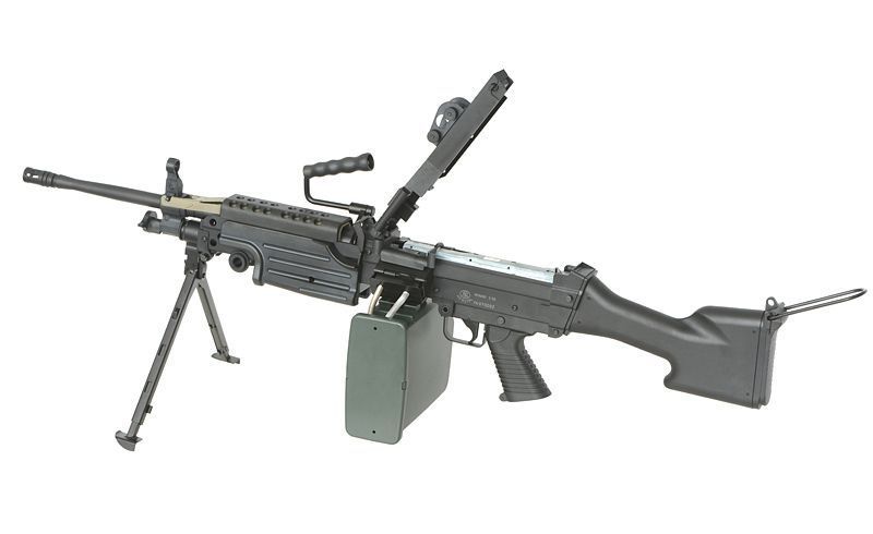 Страйкбольна репліка легкого кулемета M249 MKII Sports Line [A&K] 249-MK2P_tw фото
