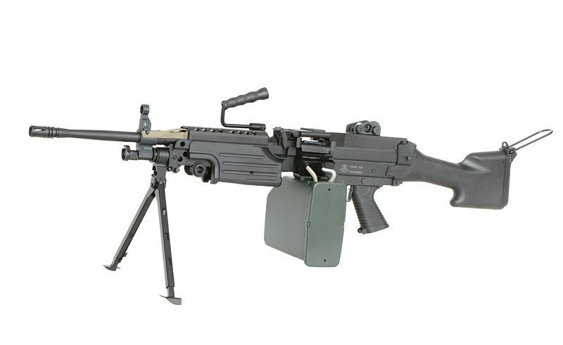 Страйкбольна репліка легкого кулемета M249 MKII Sports Line [A&K] 249-MK2P_tw фото