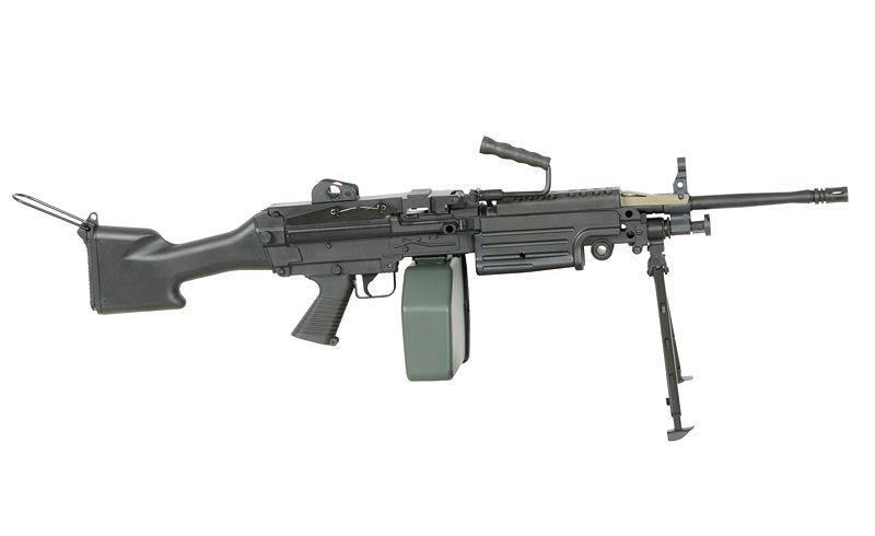 Страйкбольна репліка легкого кулемета M249 MKII Sports Line [A&K] 249-MK2P_tw фото