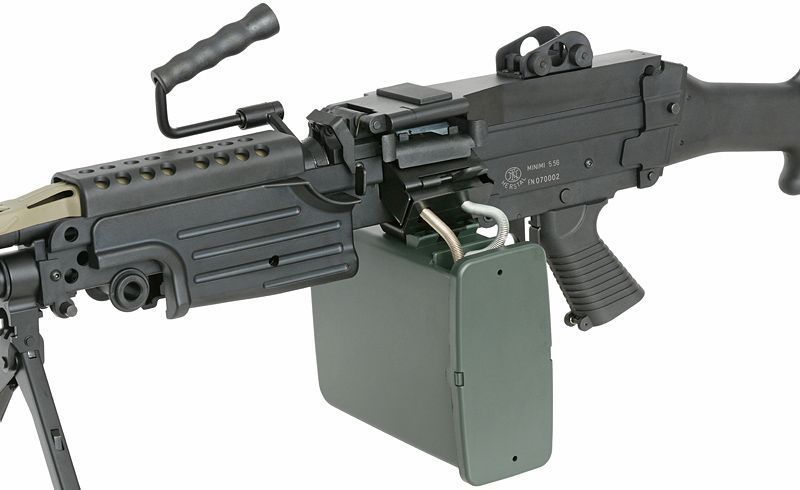 Страйкбольна репліка легкого кулемета M249 MKII Sports Line [A&K] 249-MK2P_tw фото