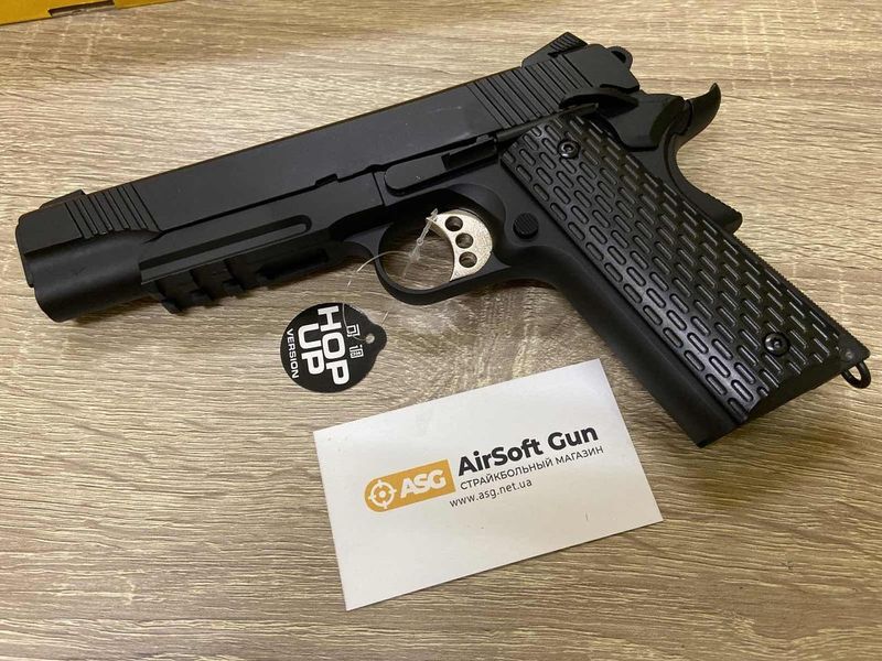 Страйкбольний пістолет COLT 1911 Kimber R28 – BLACK [Army Armament] (для страйкболу) R28(BLK) фото