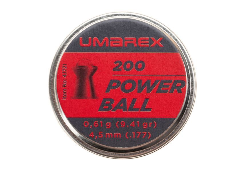 Пули для пневматики Umarex Powerball 4.5 mm Domed Pellets 0.61g 200rds 4.1721_tmh фото